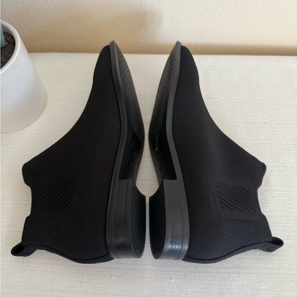 New VIVAIA Ryan Pro Squared Toe Black Knit Slip In Ankle Booties EU39.5 US 8.5 - Picture 9 of 14
